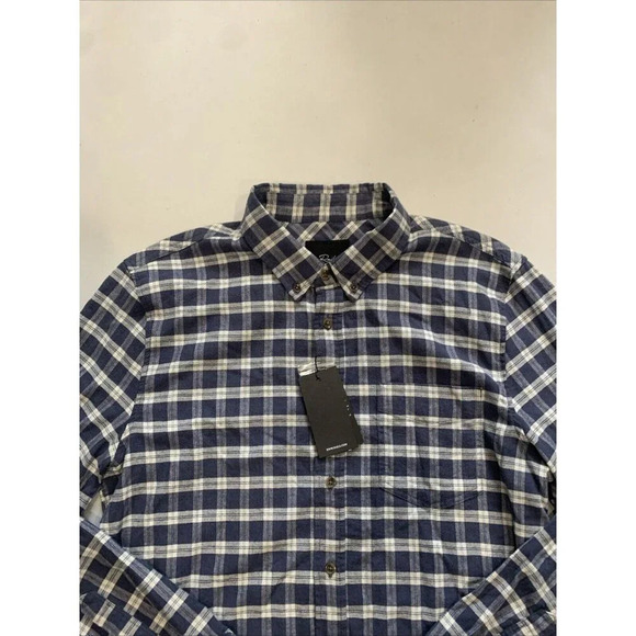 Rails Men's Blue Reid Long Sleeve Button Down Shirt Medium NWT - Picture 4 of 12